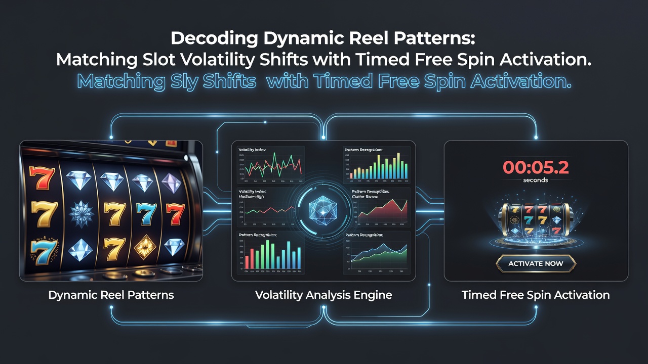 Timed free spin activation interface with volatility indicators on slot reels